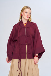 Çin Yaka Oversize Kimono 34991