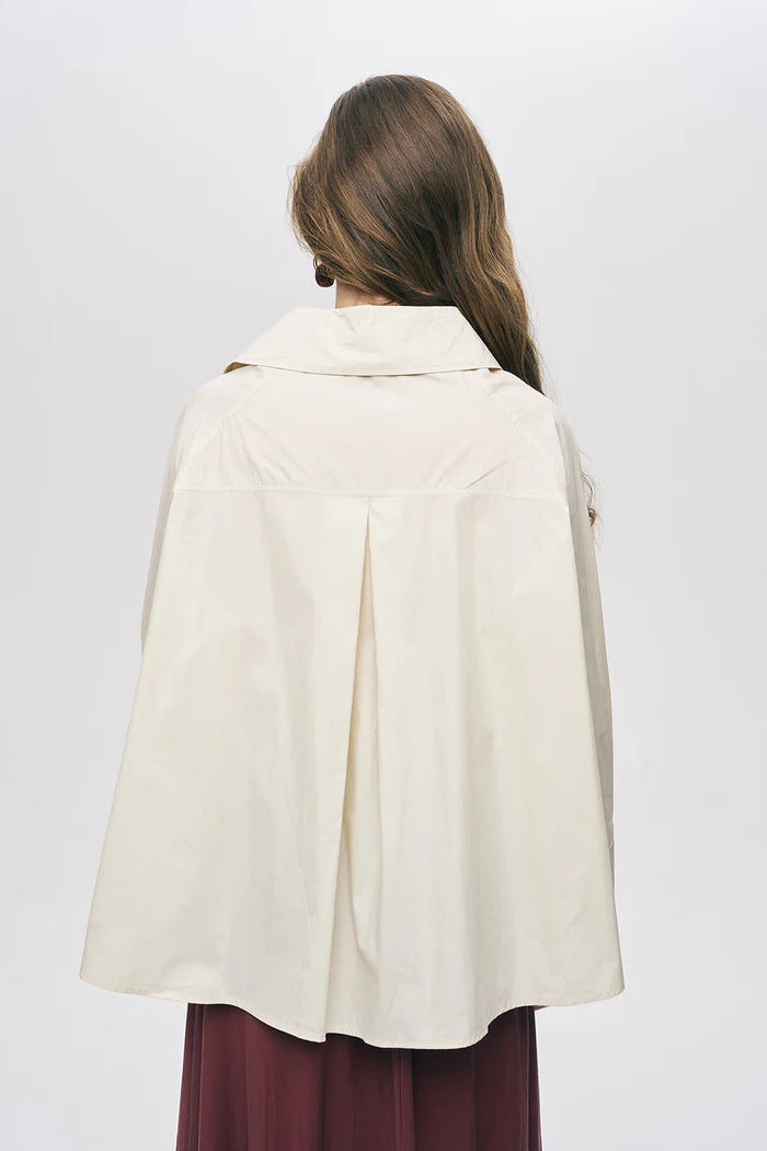 ORF-Kruvaze Görünümlü Modern Kesim Sarı Gömlek