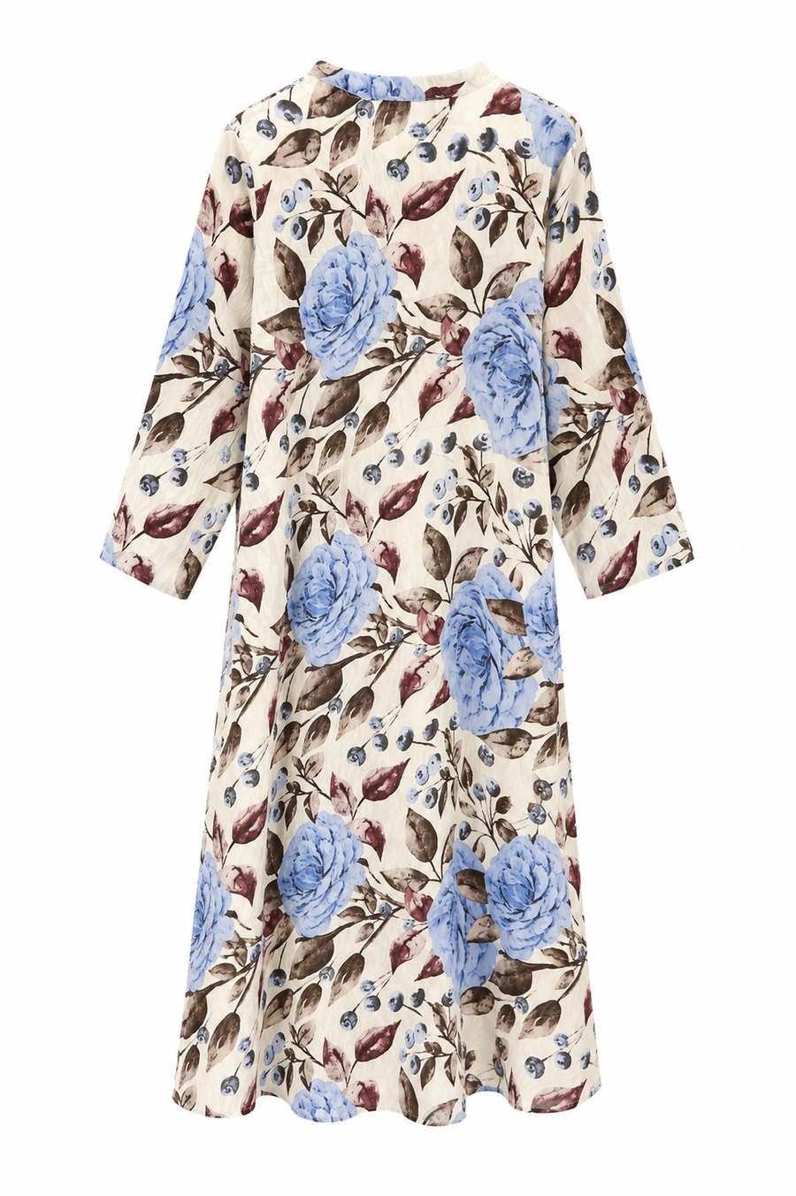 Lilyum Desenli Elbise - HYL0362