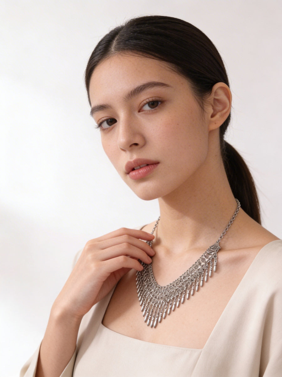 Ornella Püskül Form Kolye-RS26220
