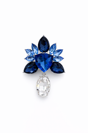 Mavi Taşlı Broş