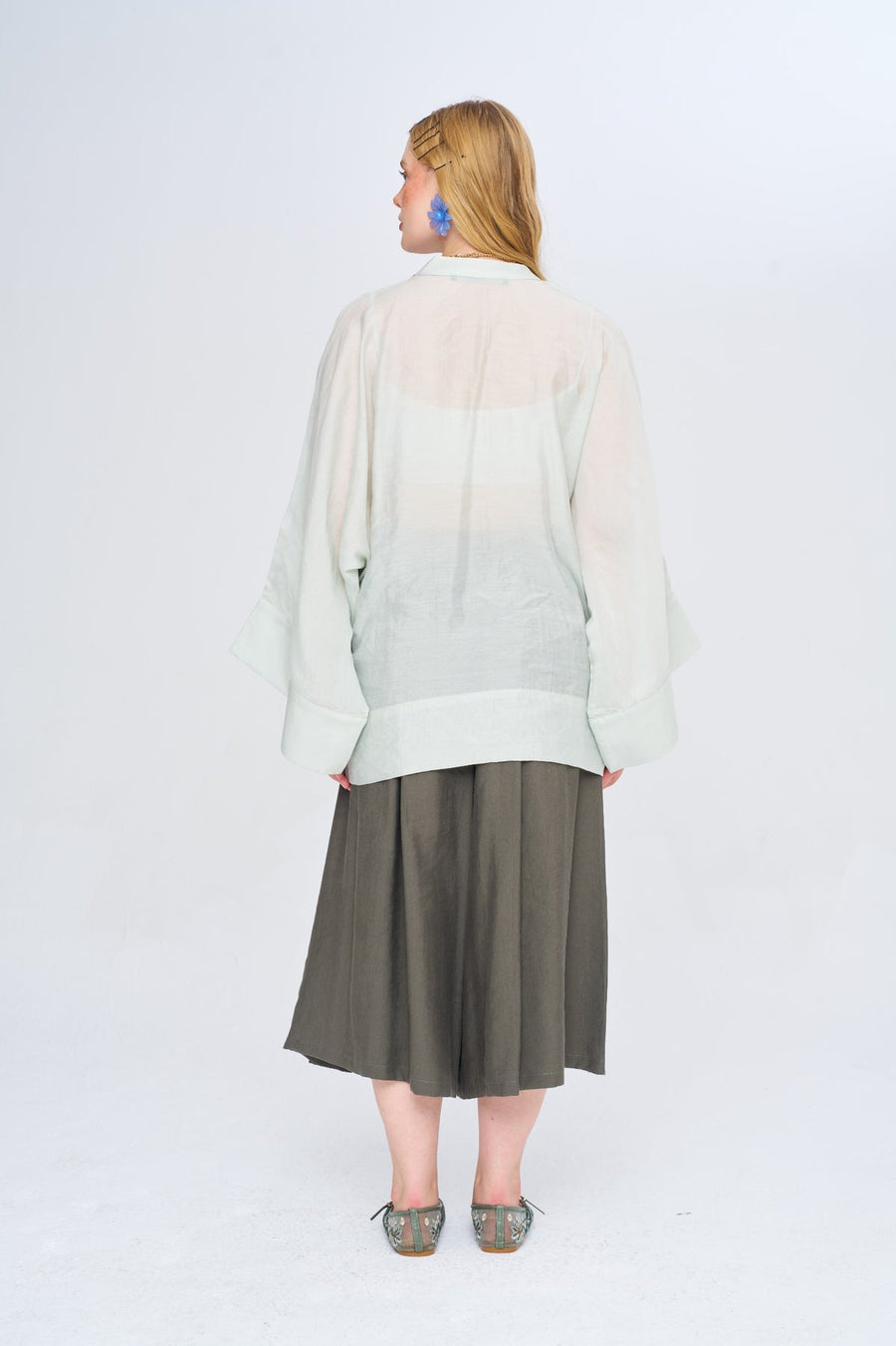 Çin Yaka Oversize Kimono 34991