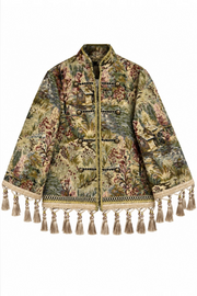 Versailles Desenli Püsküllü Goblen Ceket No:77