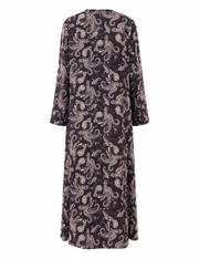 Lilyum Desenli Elbise - Hyl0362