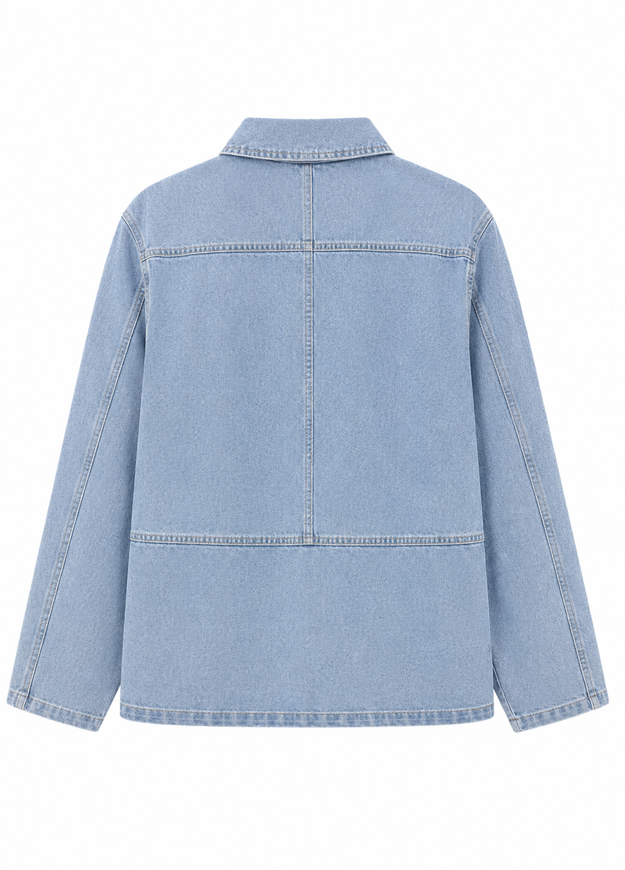 İşleme Denim Ceket
