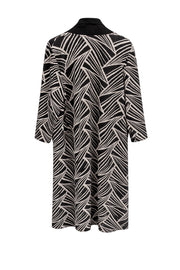 Zebra Desenli Hırka