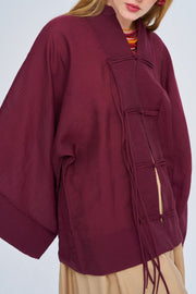 Çin Yaka Oversize Kimono 34991