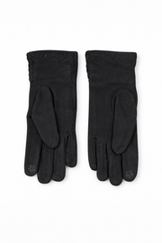 Klasik Yün Dokulu Günlük Kadın Eldiven – Siyah