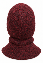 Örgü Balaklava Bordo