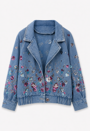 Moonflower Denim Ceket