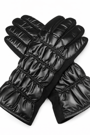 Kapitone Siyah Eldiven