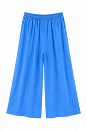 Çiçek Desenli Keten Pantolon 5142