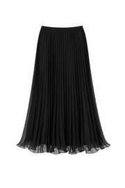 Misinalı Dalga Uçlu Şifon Etek