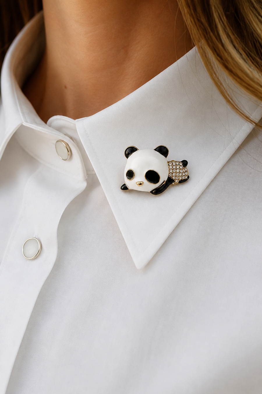 Panda Broş