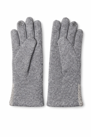 Klasik Yün Dokulu Günlük Kadın Eldiven – Gri