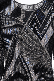 Noir Mozaiği Couture Bluz