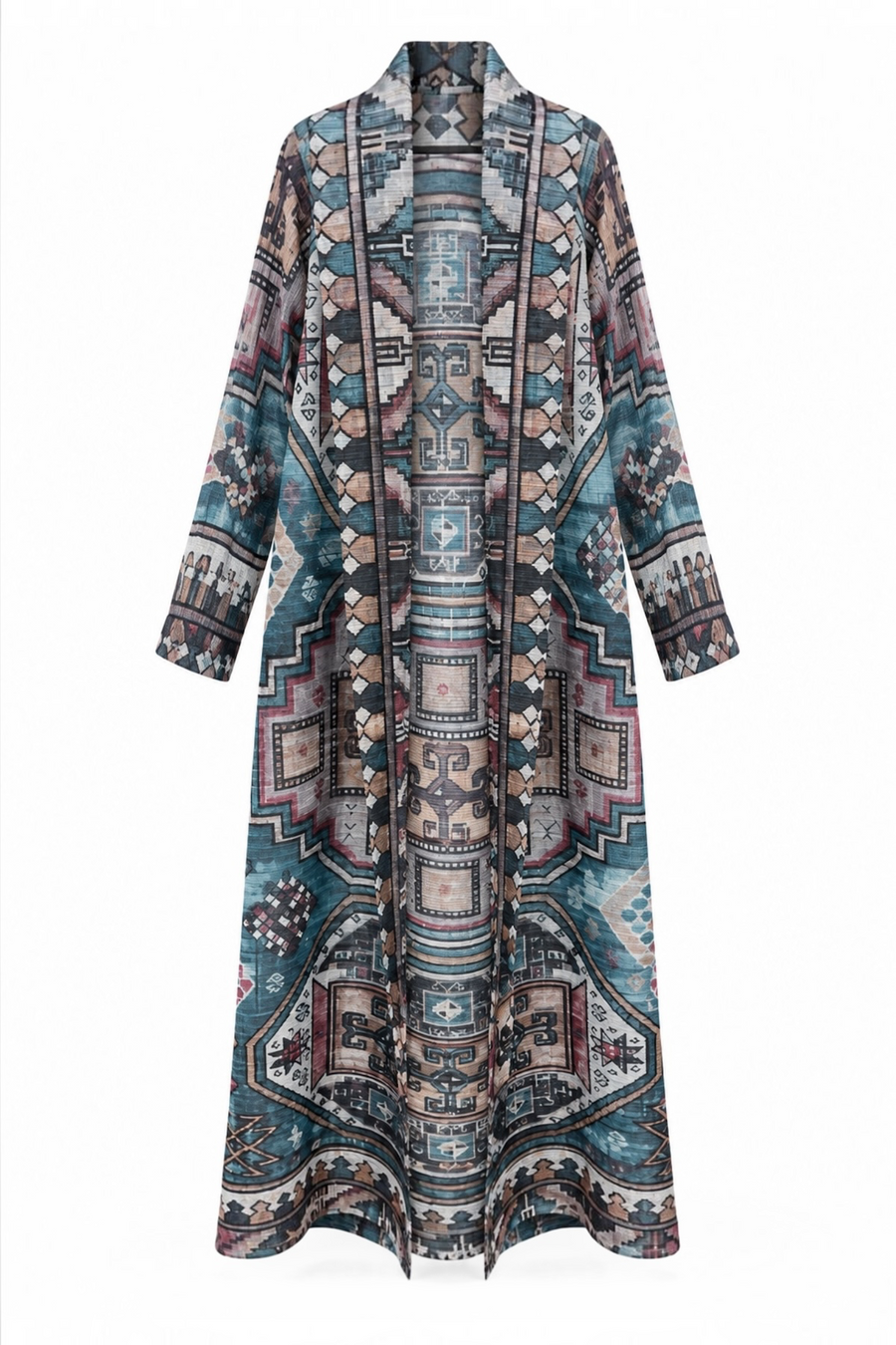 Akordiyon Desenli Kaftan
