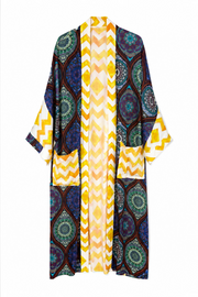 Desenli Vintage Kaftan