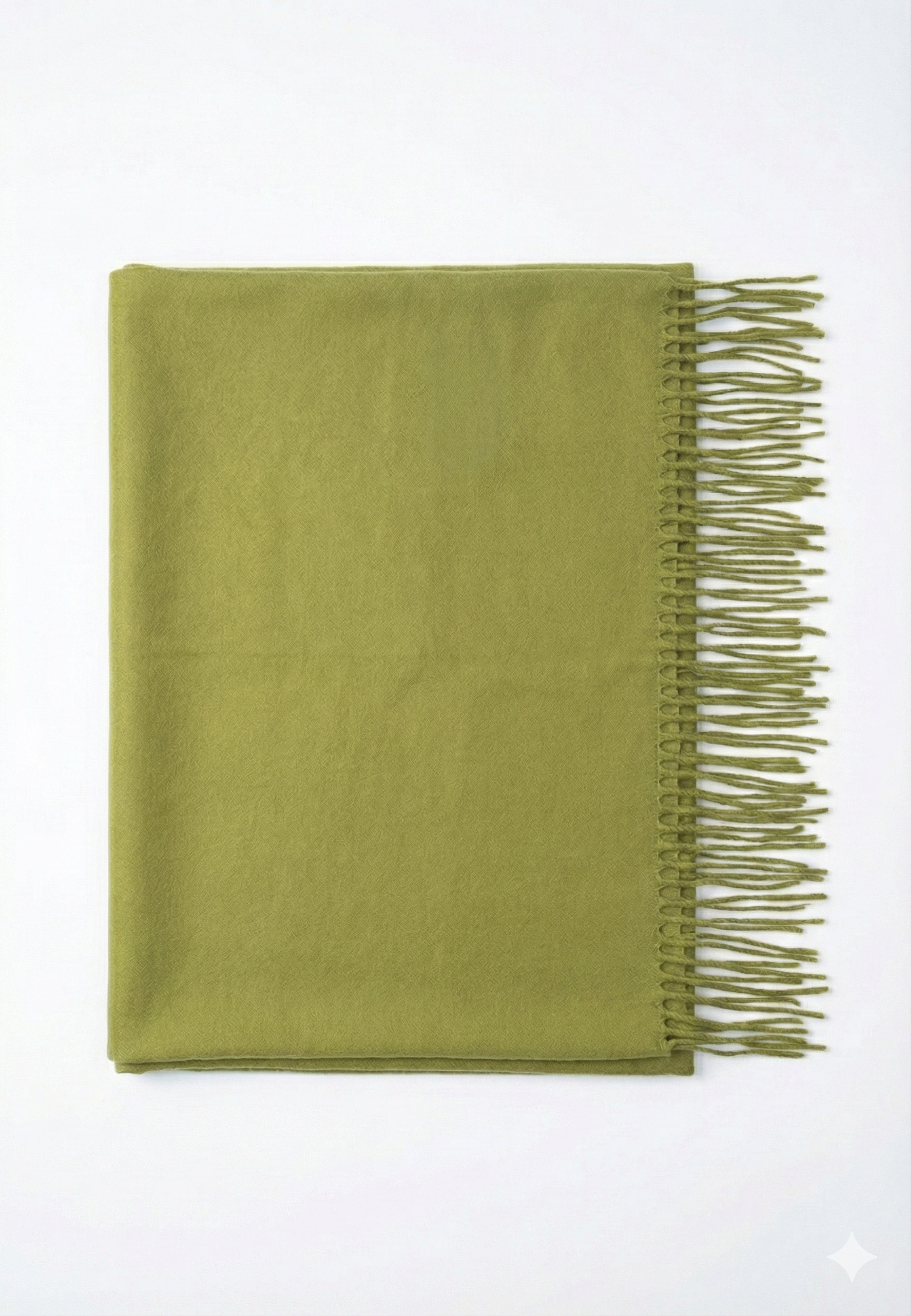 Soft Touch Kaşmir Şal – Zeytin Yeşili