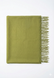 Soft Touch Kaşmir Şal – Zeytin Yeşili