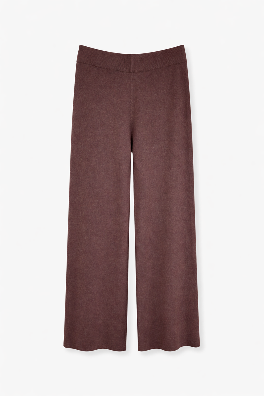 İthal Triko İşlemeli Takım-Kahverengi