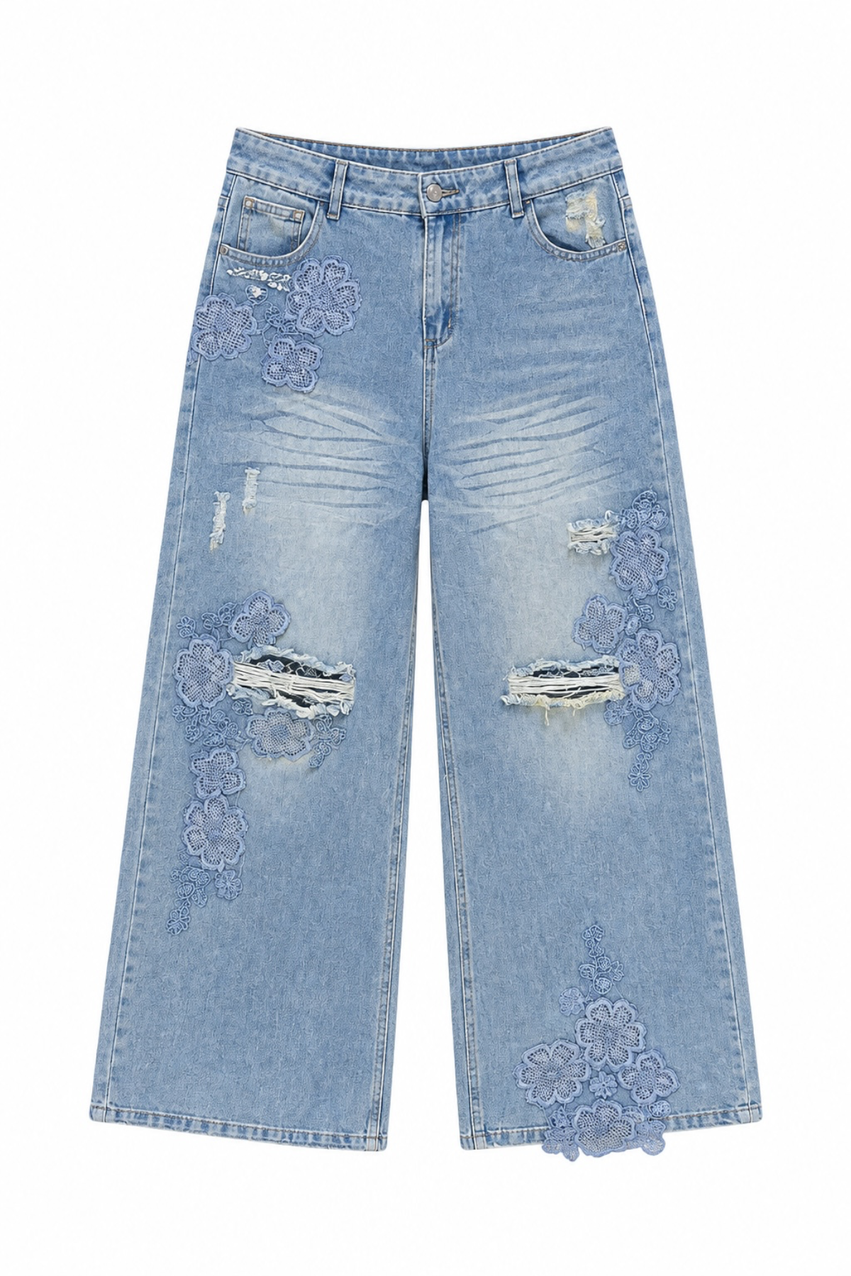 Yumuşak Dokulu Tasarım Jean Pantolon