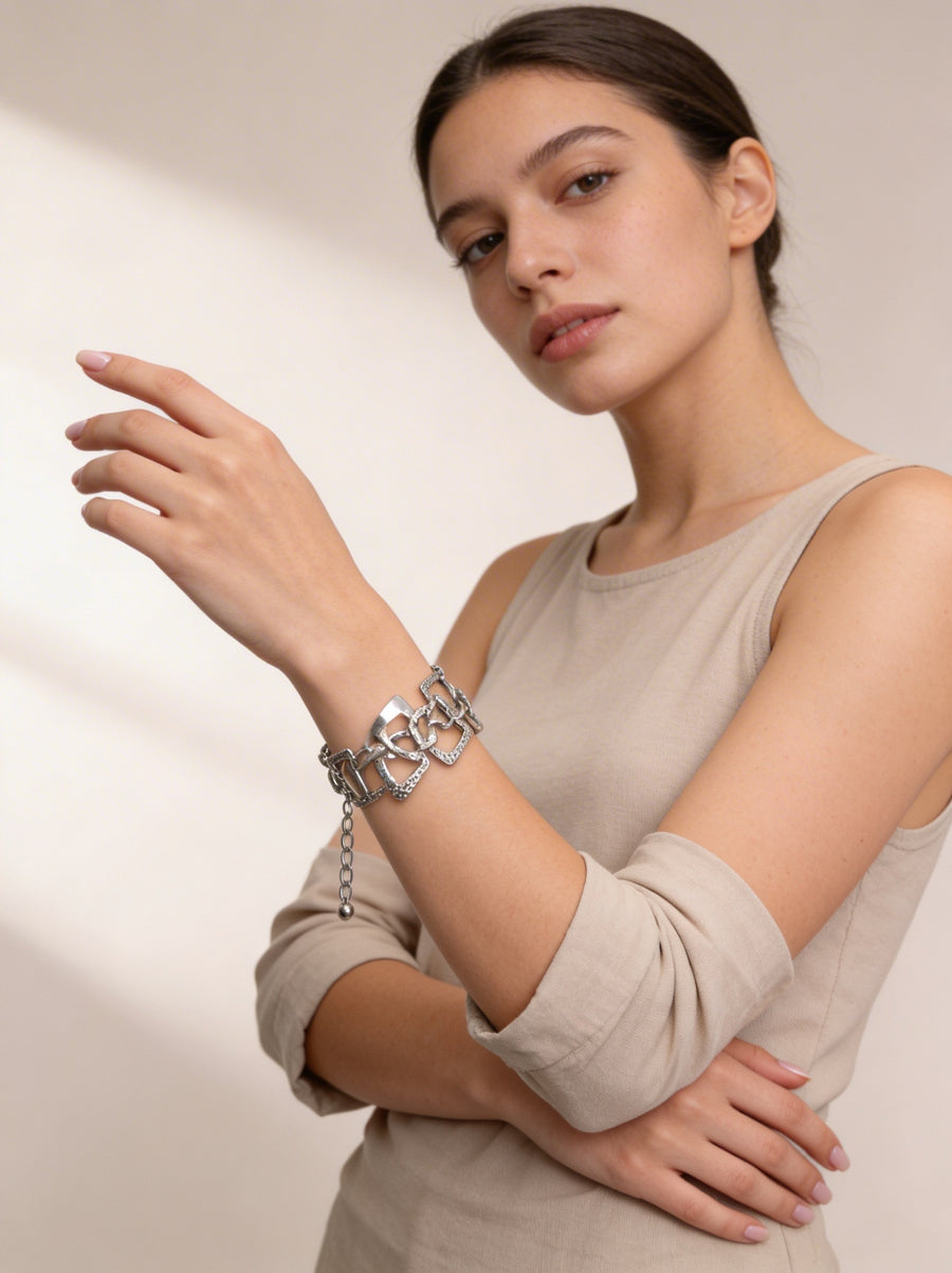 Geometrik Zincir Bileklik-RS26100