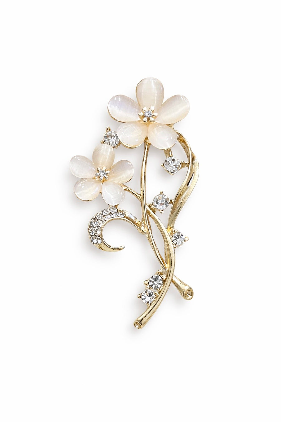Çiçek Detaylı Broş
