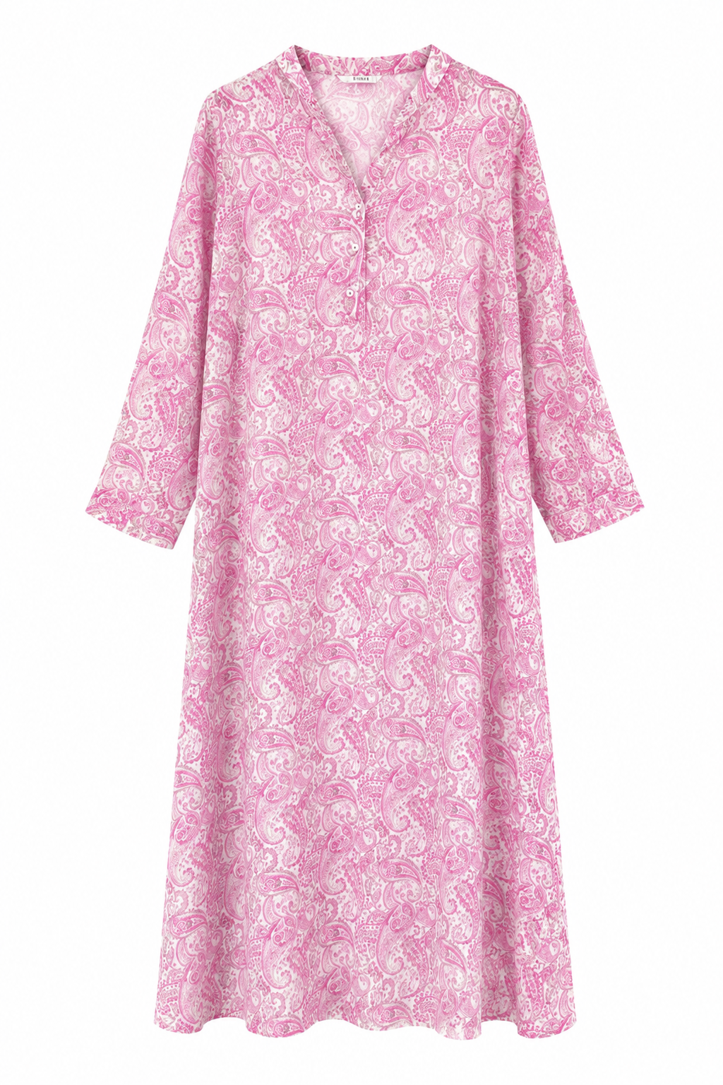 Lilyum Desenli Elbise Pembe- HYL0362