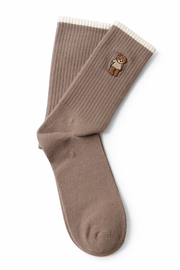 Teddy Nakışlı Pamuk Çorap 4’lü Set