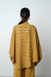 Taş İşlemeli Oversize Kadın Kimono - 34584 Kimyon