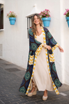 Desenli Vintage Kaftan