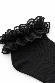 Lace Breeze Çorap Siyah