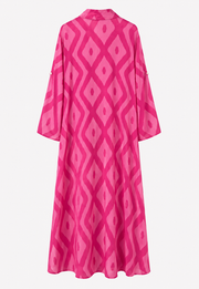 Hay-el Gömlek Elbise Pembe- RS9472