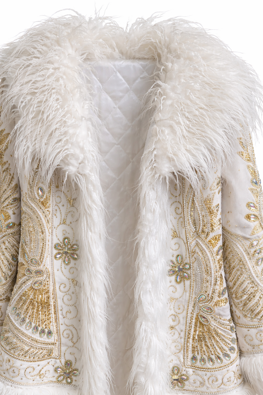 Kürk Detaylı İthal Mont