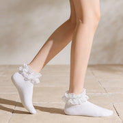 Lace Breeze Çorap Beyaz