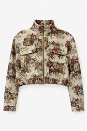 Vintage Desenli Ceket