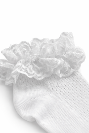 Lace Breeze Çorap Beyaz