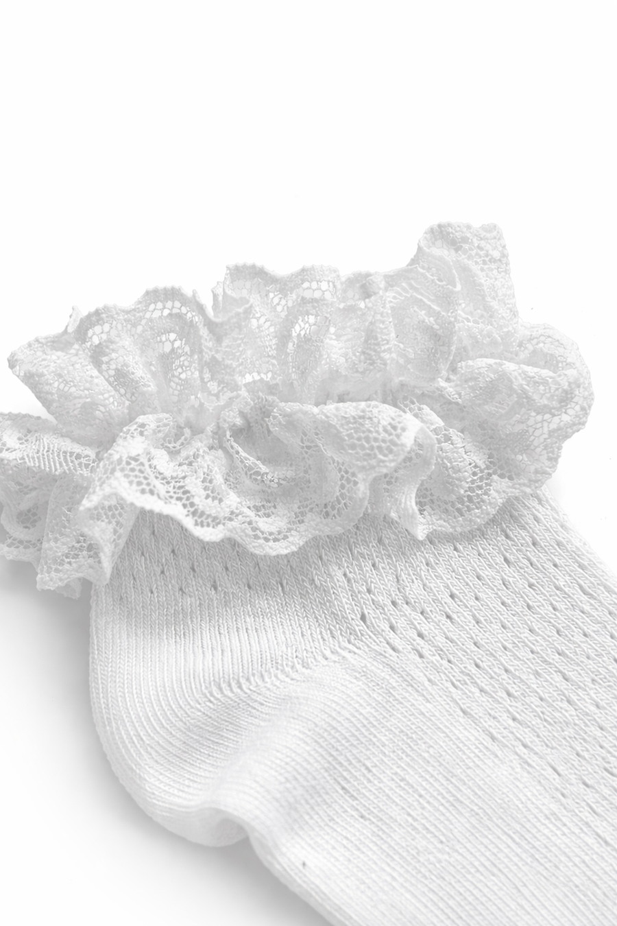 Lace Breeze Çorap Beyaz