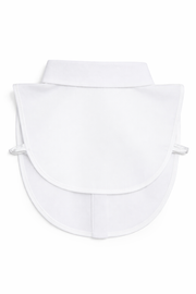 Taş Detaylı Klasik Beyaz Seyyar Yakalık