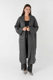 A91828 Salaş Triko Hırka Antrasit