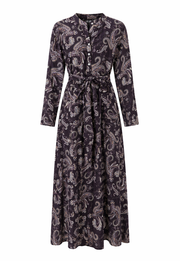 Lilyum Desenli Elbise - Hyl0362