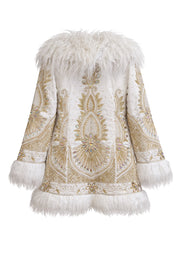 Kürk Detaylı İthal Mont