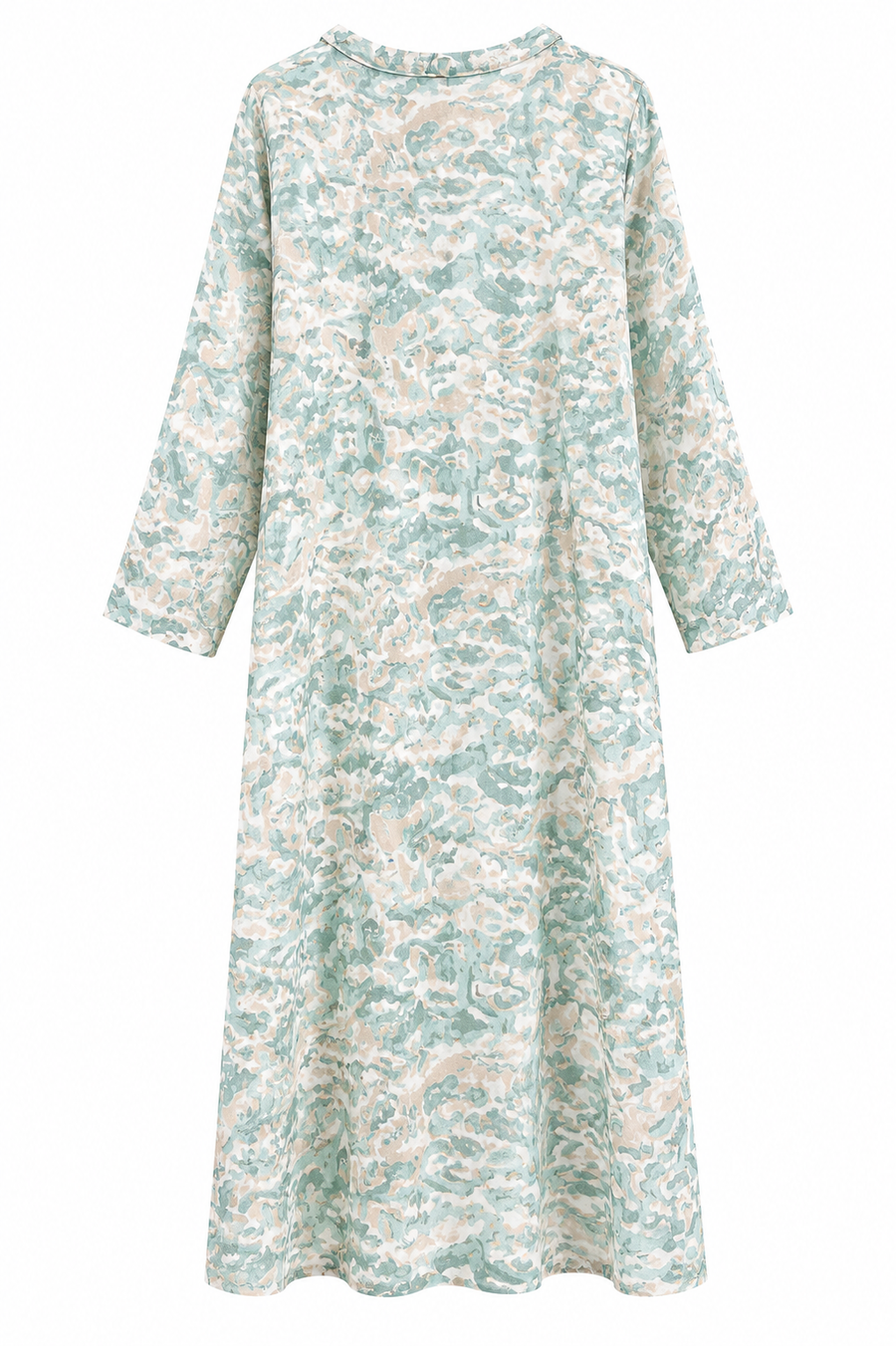Lilyum Desenli Elbise - HYL0362