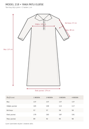 Ekose Yakalı Elbise RS0077 | Mavi