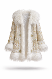 Kürk Detaylı İthal Mont