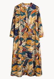 Lilyum Desenli Elbise - Hyl0362