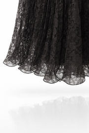 Noirella Kahve Güpür Etek