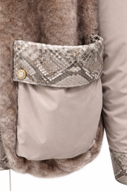 Aurora Luxe Vizon Kürk Detaylı Mont