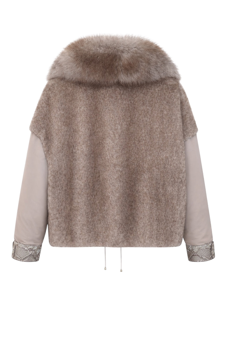 Aurora Luxe Vizon Kürk Detaylı Mont
